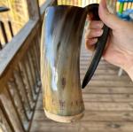 Viking Drinking Horn Mug - Medieval Beer Cup