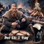 Authentic Viking Drinking Horn Mug - 34 oz