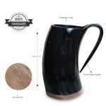 Authentic Viking Drinking Horn Mug - 34 oz