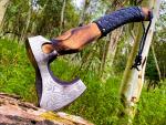 Custom Hand Forged Carbon Steel Viking Tomahawk Axe