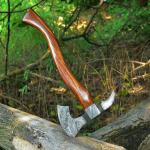 Personalized Damascus Steel Viking Bearded Tomahawk Axe