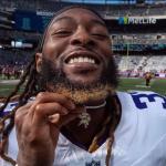 Minnesota Vikings Gold Plated Football Necklace Charm