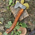 Custom Hand Forged Viking Damascus Steel Hatchet