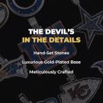 Minnesota Vikings Gold Plated Football Necklace Charm