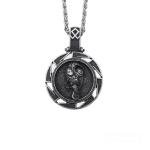 Odin's Raven Pendant Necklace for Men