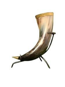 Norse Drinking Horn Mug for Ale and Mead
