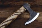 Viking Handcrafted Carbon Steel Tomahawk Axe with Sheath