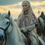 Viking Faux Fur Shawl Collar Shoulder Wrap