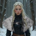 Viking Faux Fur Shawl Collar Shoulder Wrap