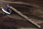 Viking Handcrafted Carbon Steel Tomahawk Axe with Sheath
