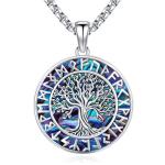 Viking Rune Necklace - Tree of Life Amulet