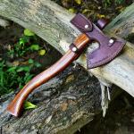 Personalized Damascus Steel Viking Bearded Tomahawk Axe