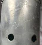 Engraved Eagle Drinking Horn - Vintage 1976