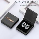 Viking Tree of Life Sterling Silver Hoop Earrings