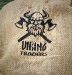 Viking Horn Mug with Burlap Pouch