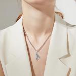 Viking Rune Pendant Necklace in Sterling Silver