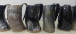 Medieval Viking Horn Mug Set - 6 Pieces