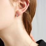 Men's Sterling Silver Viking Hoop Earrings