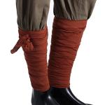 Viking Long Cotton Leg Wraps for Cosplay
