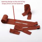 Viking Long Cotton Leg Wraps for Cosplay