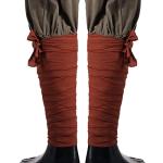 Viking Long Cotton Leg Wraps for Cosplay