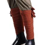 Viking Long Cotton Leg Wraps for Cosplay