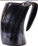 Large Black Viking Drinking Horn Mug