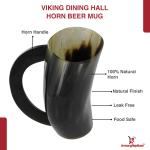 Medieval Viking Bovine Horn Beer Mug