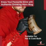 Medieval Viking Bovine Horn Beer Mug