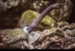 Viking Bearded Axe with Leather Sheath