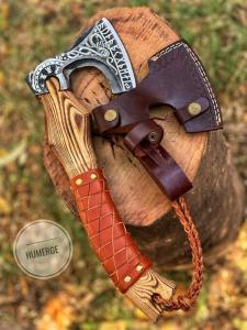 Custom Hand-Forged Viking Valhalla Throwing Axe
