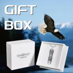 Viking Compass Eagle Urn Necklace for Ashes