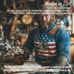 Viking Runes Mjolnir Beer Tankard - 20oz Steel