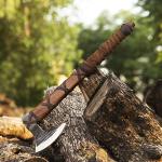 Authentic Ragnar Lothbrok Viking Axe with Sheath