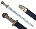 Ragnar Serpent Breath Hand-Forged Damascus Sword