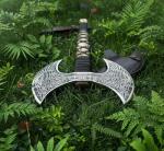 Viking Double-Headed Axe and Knife Set