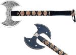 Viking Double-Headed Axe and Knife Set