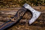 Personalized Carbon Steel Viking Tomahawk Hatchet