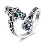 Thors Hammer Mjolnir Adjustable Ring in Silver