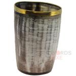Handmade Buffalo Horn Mini Mug for Renaissance Fairs