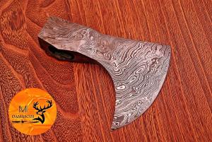 Personalized Damascus Steel Viking Tomahawk Hatchet