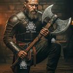 Viking Double-Headed Axe for Outdoor Adventures