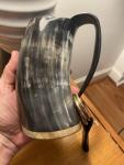 Authentic Viking Horn Drinking Cup Tankard
