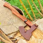 Personalized Damascus Steel Viking Camping Hatchet