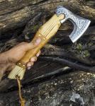Valhalla Viking Axe - Hand Forged Carbon Steel Hatchet