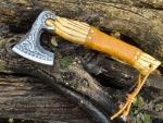 Valhalla Viking Axe - Hand Forged Carbon Steel Hatchet