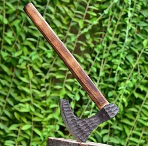 Personalized Viking Throwing Axe - Hand Forged Steel