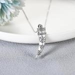 Viking Compass Necklace with Celtic Knots