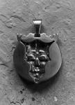 Viking Skull Stainless Steel Pendant Necklace