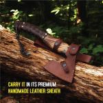 Viking Throwing Axe with Ash Wood Handle